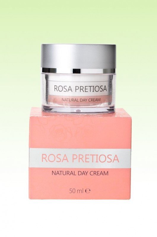 Dieninis kremas Natural Cosmetic Rosa Pretiosa, 50 ml kaina ir informacija | Veido kremai | pigu.lt