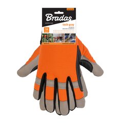 Перчатки рабочие Tech Grey 11, Bradas цена и информация | Рабочие перчатки | pigu.lt