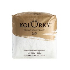 KOLORKY sauskelnės-kelnaitės “DELUX Velvet Pants”, L (8-13 Kg), 19 vnt. kaina ir informacija | Sauskelnės | pigu.lt