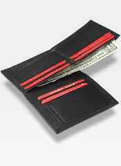 Мужской кошелек из натуральной кожи Pierre Cardin MP01 313, черный цена и информация | Мужские кошельки | pigu.lt