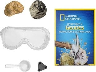 Mokslinis rinkinys National Geographic Break Your Own Geode, RTNGGEO2 kaina ir informacija | Lavinamieji žaislai | pigu.lt