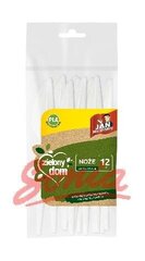 Sarantis Jan Need Green House Compostable Knives 1OP.-12 ПК цена и информация | Праздничная одноразовая посуда | pigu.lt