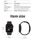 W34 Black kaina ir informacija | Išmanieji laikrodžiai (smartwatch) | pigu.lt