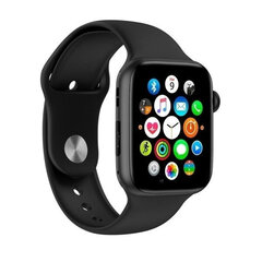 Умные часы W34 Android iOS, черные цена и информация | Смарт-часы (smartwatch) | pigu.lt