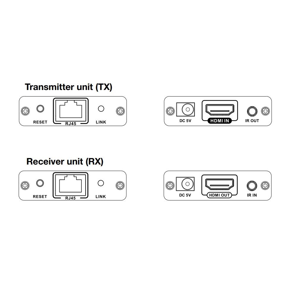 HDMI ilgiklis Techly 1080p realiuoju laiku per vytos poros kabelį Cat6, iki 120 m kaina ir informacija | Kabeliai ir laidai | pigu.lt