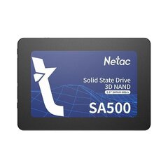 Внутренний жесткий диск Netac SA500 (NT01SA500-1T0-S3X) 1TB 2.5" цена и информация | Внутренние жёсткие диски (HDD, SSD, Hybrid) | pigu.lt