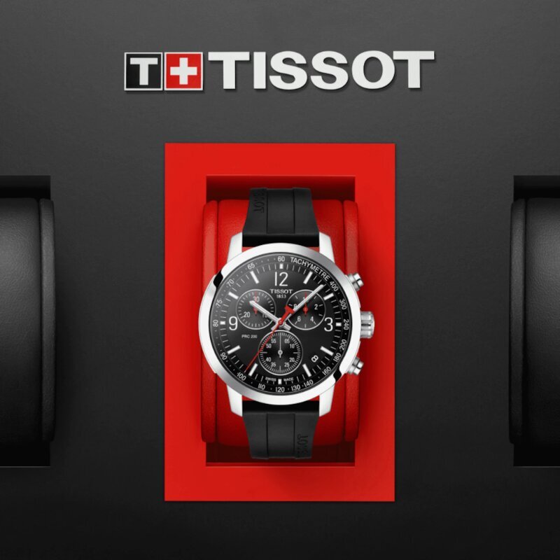 Vyriškas laikrodis Tissot T-Sport PRC 200 Chronograph T114.417.17.057.00 kaina ir informacija | Vyriški laikrodžiai | pigu.lt