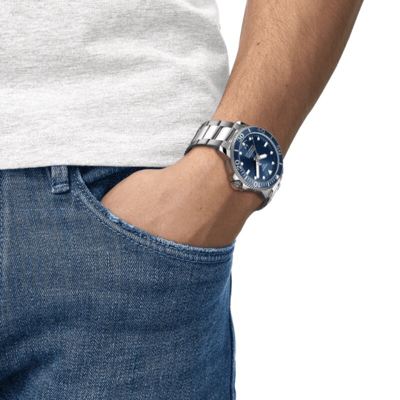 Vyriškas laikrodis Tissot Seastar 1000 Powermatic 80 T120.407.11.041.03 kaina ir informacija | Vyriški laikrodžiai | pigu.lt