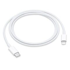 Кабель данных и заряда DCO USB-C на Lightning для Apple iPhone 14, Pro, Max, 1м, белый, A2249, MXOK2ZM/A, OEM цена и информация | Кабели для телефонов | pigu.lt