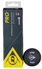Squash57 ball Dunlop PRO Official WSF ball 3-box black цена и информация | Сквош | pigu.lt