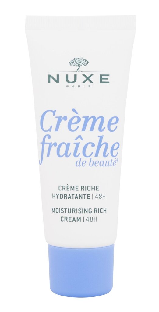 Drėkinamasis veido kremas sausai odai Nuxe Creme Fraiche, 30 ml цена и информация | Veido kremai | pigu.lt