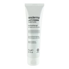 Дезинфицирующий гель для рук Sesderma Lactyferrin (75 ml) цена и информация | Первая помощь | pigu.lt