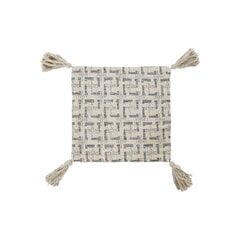 Чехол для подушки DKD Home Decor Бежевый современный бахрома (45 x 3 x 45 cm) цена и информация | Декоративные подушки и наволочки | pigu.lt