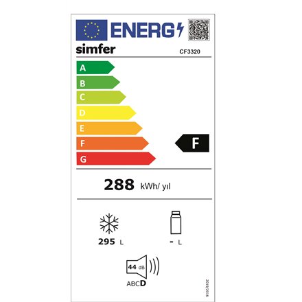 Simfer CF 3320 kaina ir informacija | Šaldikliai, šaldymo dėžės | pigu.lt