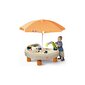 Vandens - smėlio stalas su skėčiu Little Tikes цена и информация | Smėlio dėžės, smėlis | pigu.lt