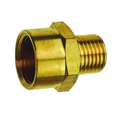 Redukcija 1/4" išorinis sriegis (M) x 3/8" vidinis sriegis (F) kaina ir informacija | Mechaniniai įrankiai | pigu.lt