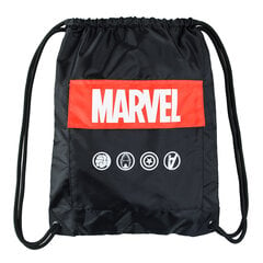 Спортивная сумка детская Cool Club Marvel LAB2531473, черная цена и информация | Школьные рюкзаки, спортивные сумки | pigu.lt