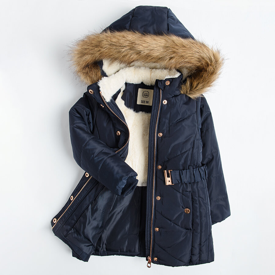 Cool Club paltas mergaitėms, COG2511813 цена и информация | Žiemos drabužiai vaikams | pigu.lt