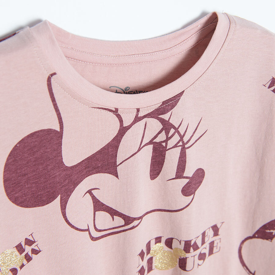 Cool Club marškinėliai ilgomis rankovėmis mergaitėms Peliukas Mikis (Mickey Mouse), LCG2522597 kaina ir informacija | Marškinėliai mergaitėms | pigu.lt