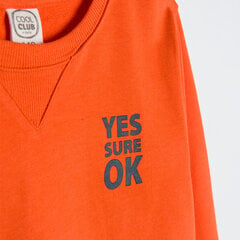 Cool Club megztinis berniukams CCB2520224, oranžinis kaina ir informacija | Cool Club Drabužiai berniukams | pigu.lt