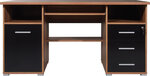 Rašomasis stalas Desk 0484, rudas/juodas