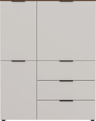 Шкаф California 1470, светло-серый/коричневый цена и информация | Шкафчики в гостиную | pigu.lt