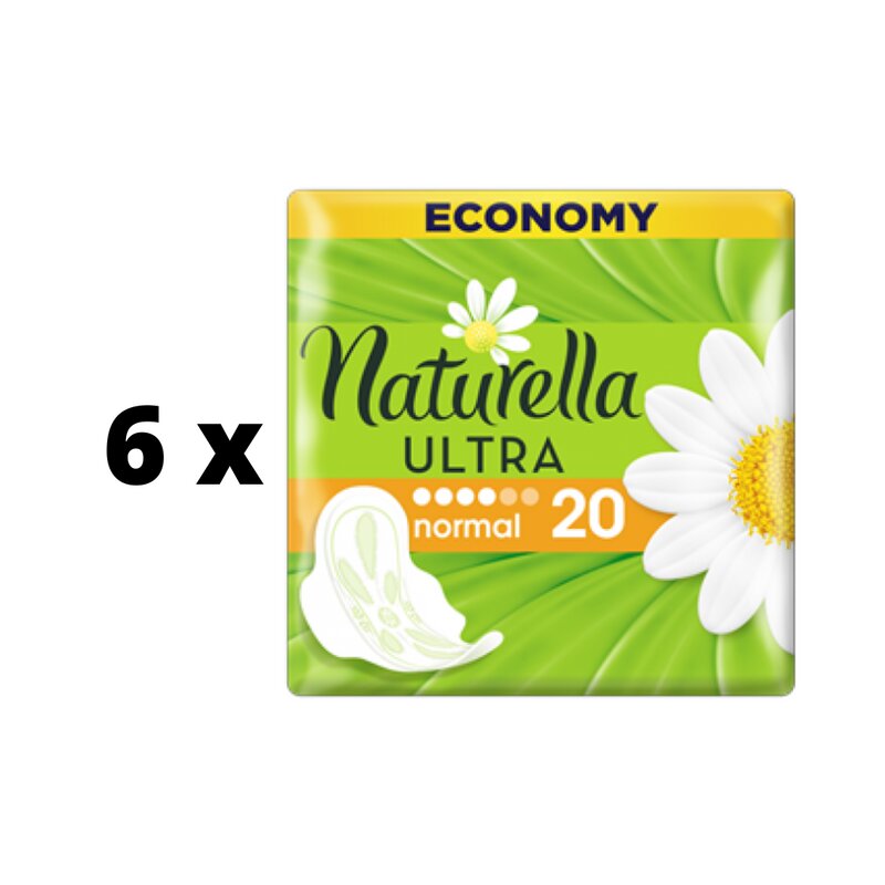 Higieniniai paketai Naturella Ultra Normal, 20 vnt. x 6 vnt. kaina ir informacija | Tamponai, higieniniai paketai, įklotai | pigu.lt