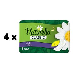 Higieniniai paketai Naturella Ultra Night, 7 vnt. x 4 vnt. kaina ir informacija | Tamponai, higieniniai paketai, įklotai | pigu.lt