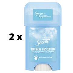 Moteriškas kreminis antiperspirantas secret Natural, 40ml x 2 vnt. kaina ir informacija | Dezodorantai | pigu.lt