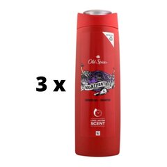 Гель для душа Old Spice Ночная пантера, 400 мл x 3 шт. упаковка цена и информация | Масла, гели для душа | pigu.lt