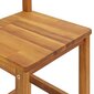 vidaXL Baro taburetės, 8vnt., akacijos medienos masyvas kaina ir informacija | Virtuvės ir valgomojo kėdės | pigu.lt