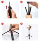 3in1 Selfie stick kaina ir informacija | Asmenukių lazdos (selfie sticks) | pigu.lt