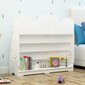 Rėminė vaikų kambario lentyna 100*32*112 cm - balta kaina ir informacija | Vaikiškos lentynos | pigu.lt
