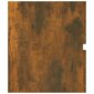 vidaXL Spintelė praustuvui, dūminio ąžuolo, 100x38,5x45cm, mediena kaina ir informacija | Vonios spintelės | pigu.lt