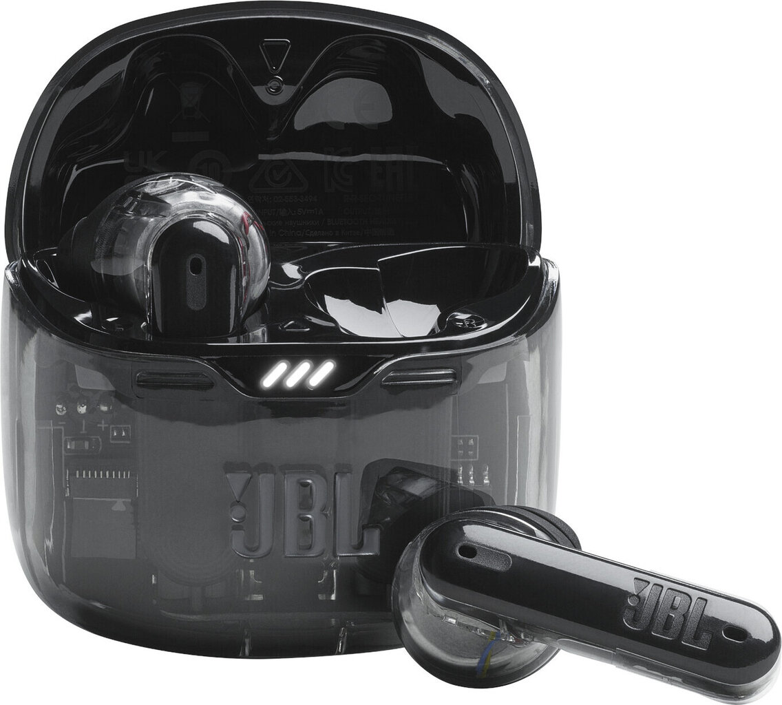 JBL Tune Flex TWS Ghost Edition JBLTFLEXGBLK kaina ir informacija | Ausinės | pigu.lt