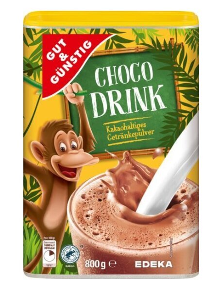 Gut & Gunstig kakavos gėrimas Choco Drink Instant, 800 g kaina ir informacija | Kava, kakava | pigu.lt