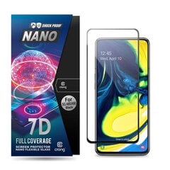 Crong 7D Samsung Galaxy A80 / A90 kaina ir informacija | Apsauginės plėvelės telefonams | pigu.lt