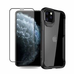 Crong Hybrid Clear iPhone 11 Pro dėklas + hibridinis stiklas 9H цена и информация | Защитные пленки для телефонов | pigu.lt