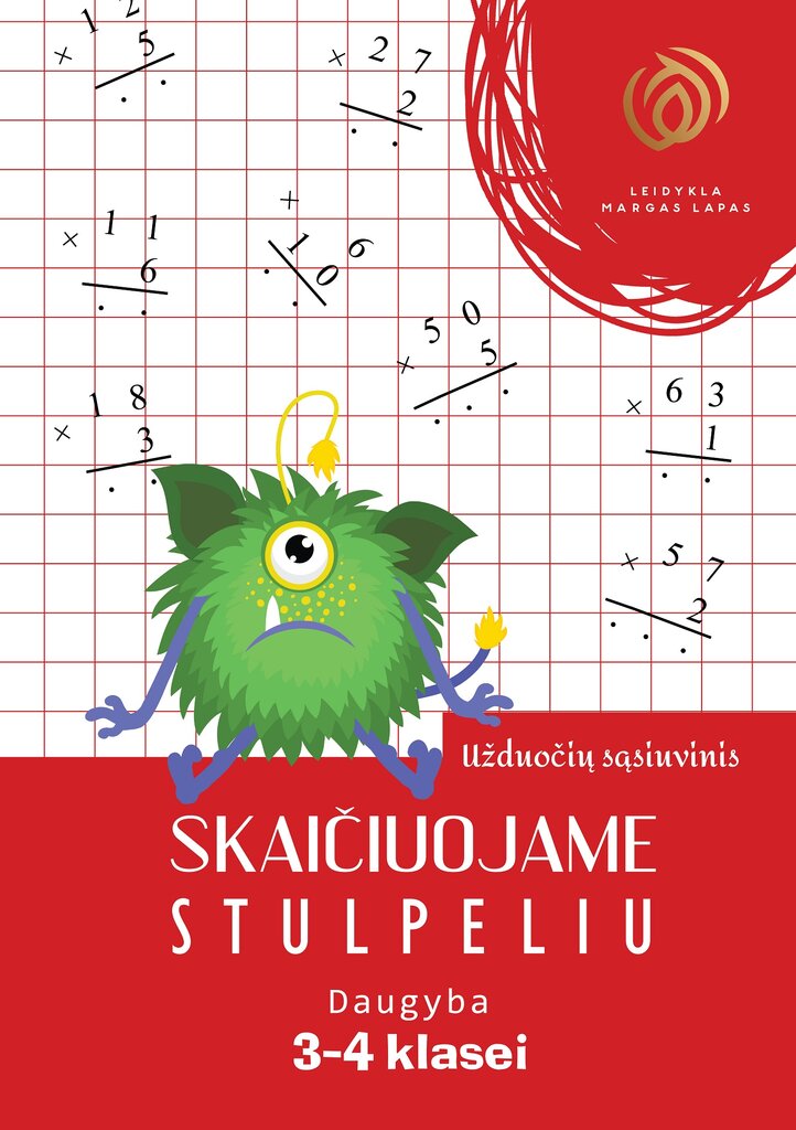 Skaičiuojame stulpeliu. Daugyba. 3-4 klasė kaina ir informacija | Enciklopedijos ir žinynai | pigu.lt