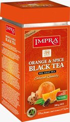 Чай черный «Impra» Апельсин и специи, жестяная банка, 200 г цена и информация | Чай | pigu.lt