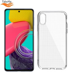 TakeMe Perfect Clear 2mm Transparent thin back case for Samsung Galaxy M53 5G (M536B) kaina ir informacija | Telefono dėklai | pigu.lt