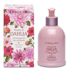 Valomasis veido ir rankų gelis L'Erbolario Shades of Dahlia 280 ml kaina ir informacija | Muilai | pigu.lt