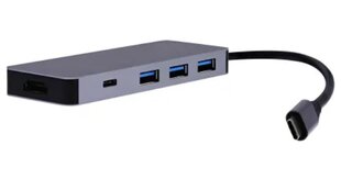 Вилка USB-C 9в1 цена и информация | Адаптеры, USB-разветвители | pigu.lt