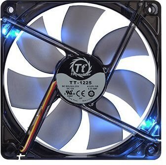 Thermaltake Pure S LED CL-F006-PL12BL-A kaina ir informacija | Kompiuterių ventiliatoriai | pigu.lt