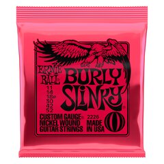 Stygos el. gitarai Ernie Ball Burly Slinky 11-52 kaina ir informacija | Priedai muzikos instrumentams | pigu.lt