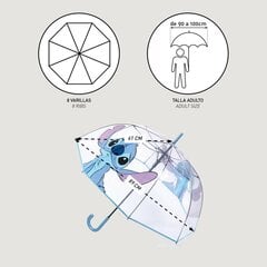 Зонт Stitch Синий (Ø 89 cm) цена и информация | Аксессуары для детей | pigu.lt
