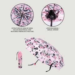 Складной зонт Minnie Mouse Розовый (Ø 92 см) цена и информация | Аксессуары для детей | pigu.lt