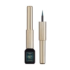 Eyeliner L'Oreal Make Up Matte Signature 04-emeraude (3 ml) цена и информация | Тушь, средства для роста ресниц, тени для век, карандаши для глаз | pigu.lt