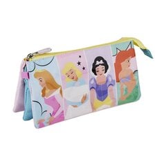 Mokyklinis dėklas Princesses Disney Rožinė (11,5 x 2 x 22,5 cm) kaina ir informacija | Kanceliarinės prekės | pigu.lt