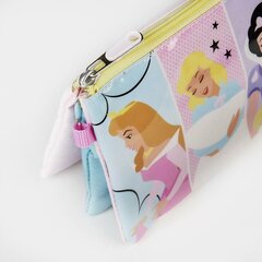 Mokyklinis dėklas Princesses Disney Rožinė (11,5 x 2 x 22,5 cm) kaina ir informacija | Kanceliarinės prekės | pigu.lt